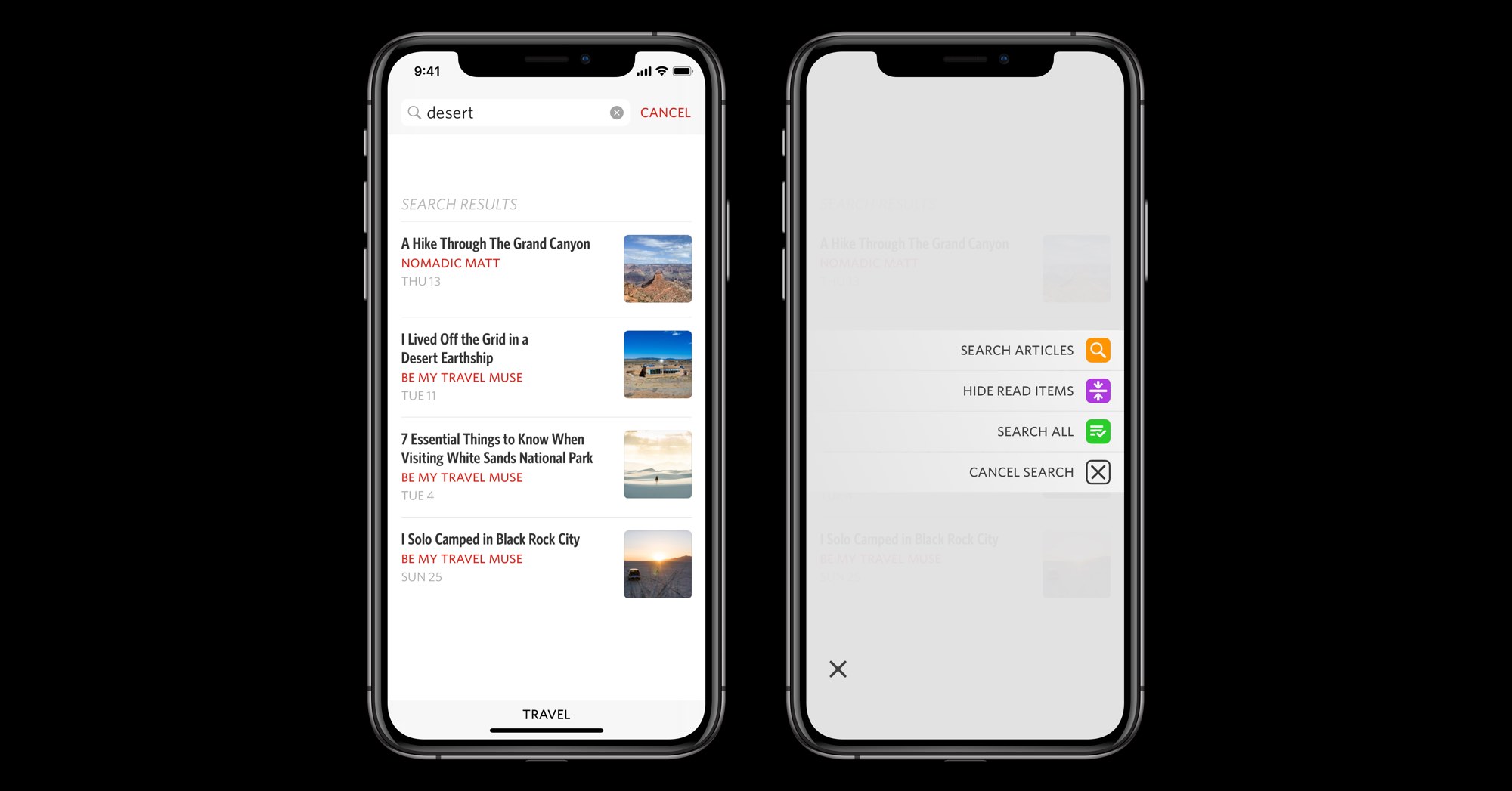 Unread’s Search Capabilities in Detail